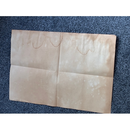 19 - WW2 German / Austrian Propaganda Poster 

Measures 44.5 x 32 cm , has been folded and with some wate... 