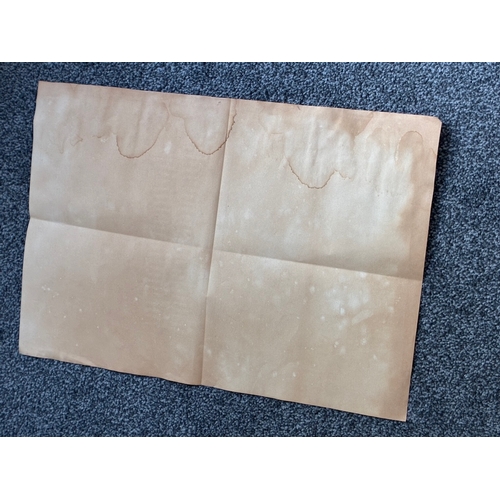 19 - WW2 German / Austrian Propaganda Poster 

Measures 44.5 x 32 cm , has been folded and with some wate... 