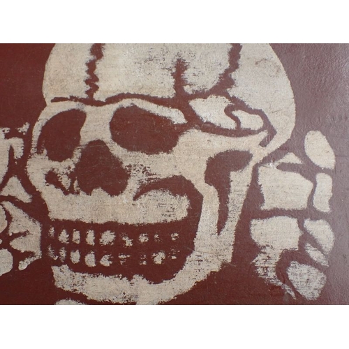 30 - A RARE SUITCASE FOR A VOLUNTEER OF THE WAFFEN-SS NEDERLAN - FREIWILLEN. TO IDENTIFY HIM WHILE TRAVEL... 