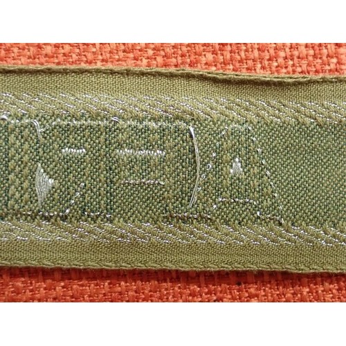 31 - WW2 German Afrika Korps Tunic Cuff Title 

Good Overall condition - mint unissued example