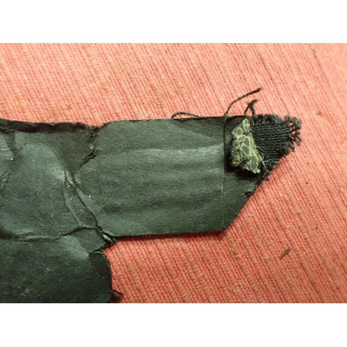 35 - WW2 German panzer crew breast eagle

Army eagle on black backing for panzer. With a crepe paper back... 