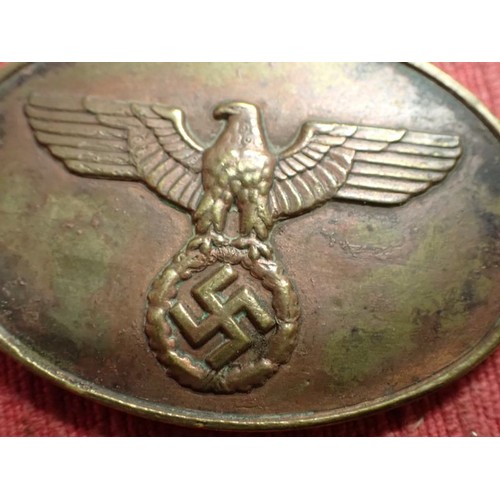 36 - WW2 German Gestapo secret police warrant disc

Gestapo officers warrant disc. In tombac, 50 mm acros... 