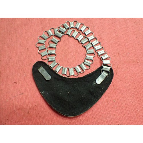 39 - WW2 German Luftwaffe field police gorget

A well-used and, subsequently, well-patinated Luftwaffe Fe... 