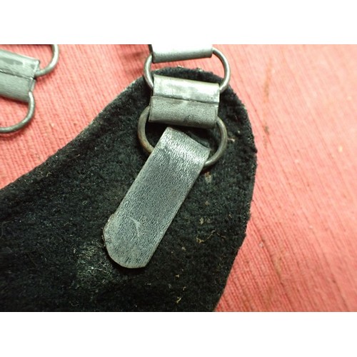 39 - WW2 German Luftwaffe field police gorget

A well-used and, subsequently, well-patinated Luftwaffe Fe... 