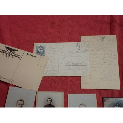 53 - WW1 an earlier German postcards and cabinet photos

Three pre-WW1 postcards, and nine cabinet photos