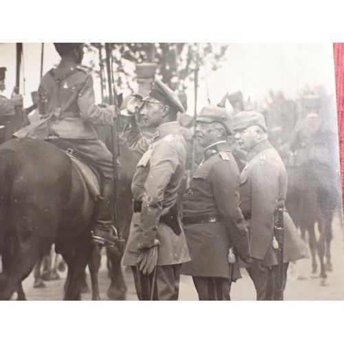 55 - Five WW1 German photographs, inc Crown Prince Wilhelm

Removed from the same album. Postcard size im... 