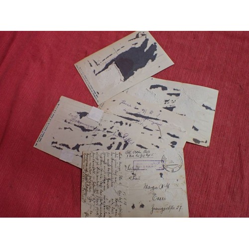 55 - Five WW1 German photographs, inc Crown Prince Wilhelm

Removed from the same album. Postcard size im... 