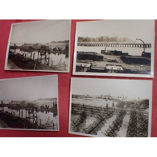 56 - Ten WW1 British official press release photographs

8 by 6 inch images. Coastal and ship-related.