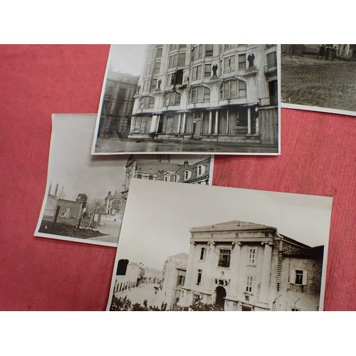 58 - Eight WW1 British offical press release photographs

8 by 6 inch images. Parade and locations. With ... 