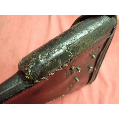 59 - WW2 German SS marked Luger holster

A well-used and repaired Luger holster. With what appear to be G... 