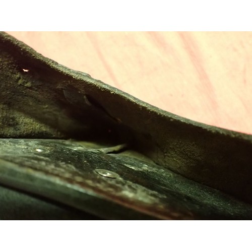 59 - WW2 German SS marked Luger holster

A well-used and repaired Luger holster. With what appear to be G... 