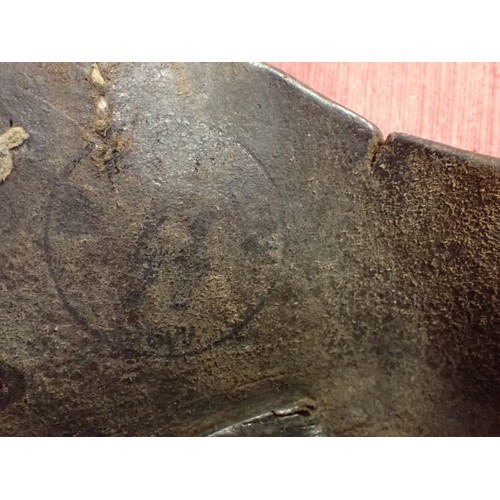 59 - WW2 German SS marked Luger holster

A well-used and repaired Luger holster. With what appear to be G... 