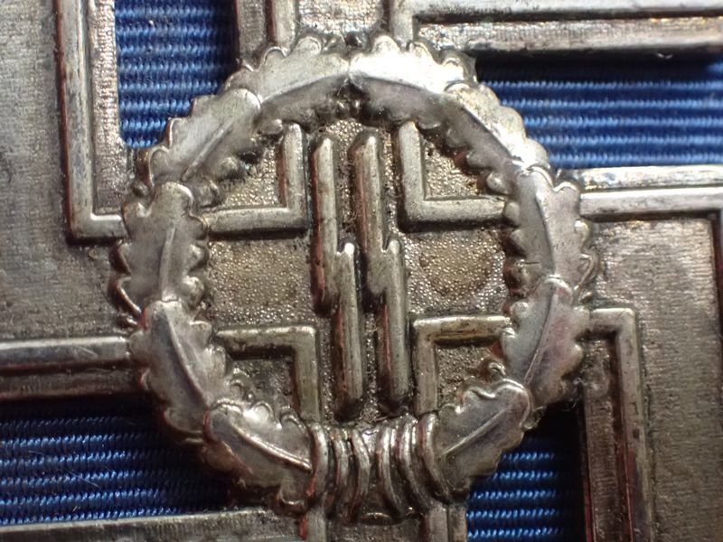 WW2 German SS 12 year long service cross Silver SS long service cross ...