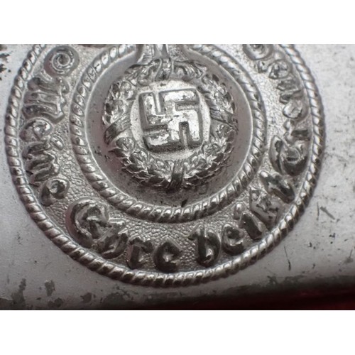 WW2 German Waffen-SS belt buckle Good condition steel SS buckle. Most ...