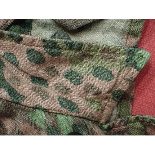 WW2 Waffen-SS dot camouflage Panzer wrapper Very rare late-war SS ...