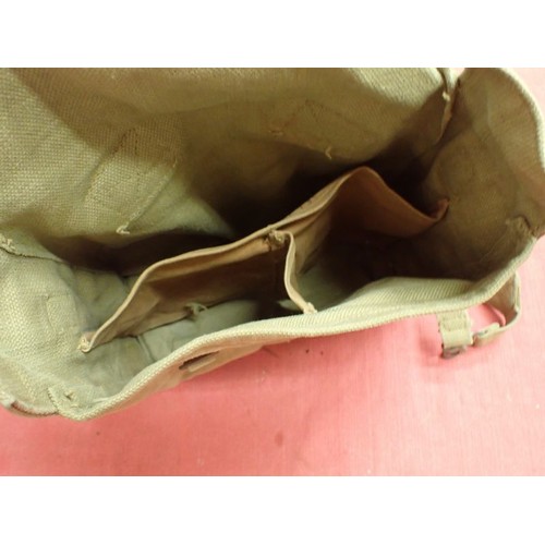 7 - WW2 British smallpack with shoulder straps

Pack dated 1942 with a matched pair of 1943-dated should... 