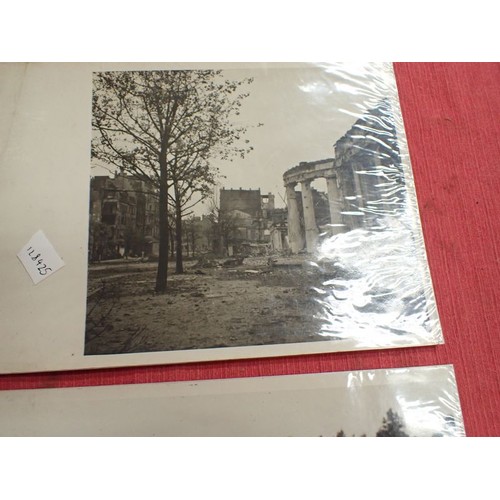 11 - Nine WW2 British press-release type photographs

Images of battle scenes and army life. Some with de... 