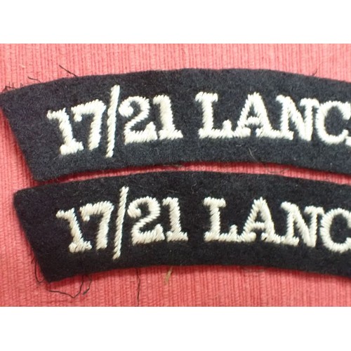 12 - WW2 British 12/21 Lancers titles

Good condition matched pair, 113 mm across.