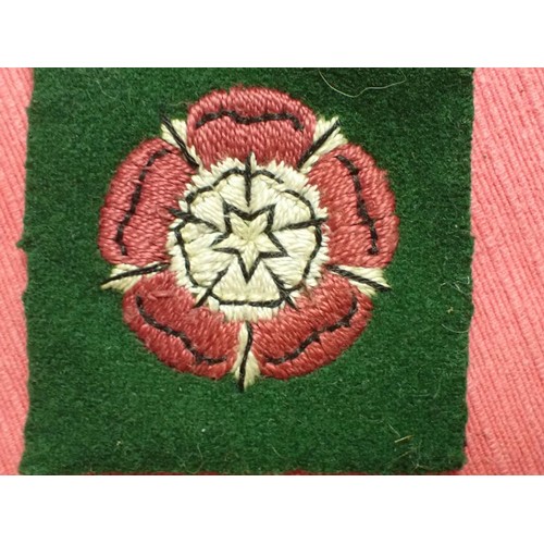 13 - WW2 British made Yugoslavia title, and Yorkshire patch

Rare YUGOSLAVIA British-made title, 85 mm ac... 