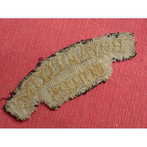 16 - WW1 British RFC, Royal Flying Corps title

An atmospheric-looking title with moth damage, as shown. ... 