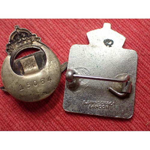 17 - Seven WW2 British metal badges

All with their fixings intact to the backs.
