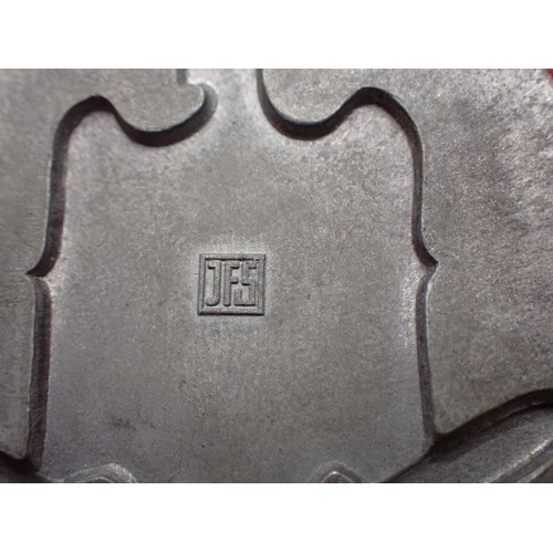 18 - WW2 German unfinished General Assault badge

Circa 1945 factory-floor pickup. JFS maker marked.