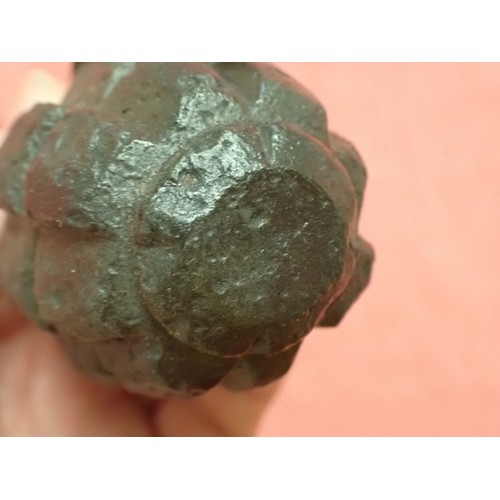26 - Inert WW2 Russian F1 handgrenade

Battlefield recovered inert grenade. The top still unscrews with e... 