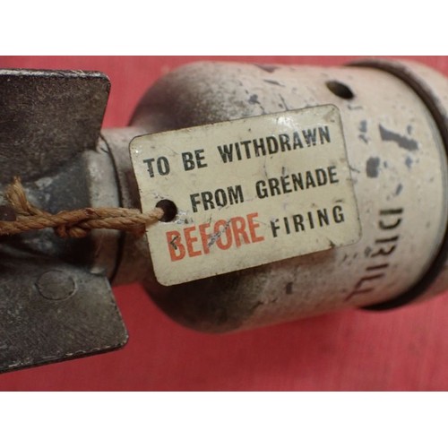28 - Inert WW2 British No.68 mortar round dated 1942

Excellent condition white-painted drill round. Stil... 