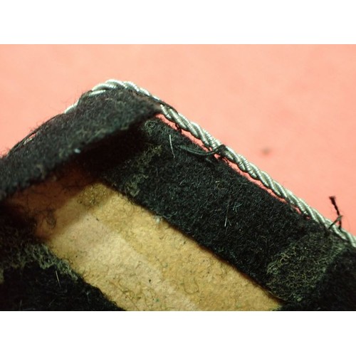 31 - WW2 German Waffen-SS officers' collar tab

One of the under-folds is loose, as is some of the wirewo... 