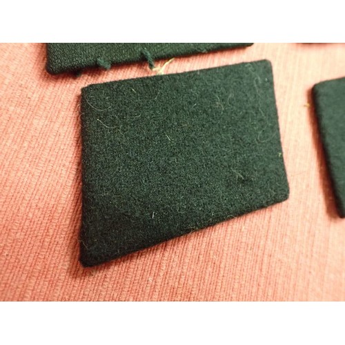 51 - Four WW2 German plain side SS collar tabs

All four are in good clean condition with no moth nips, t... 