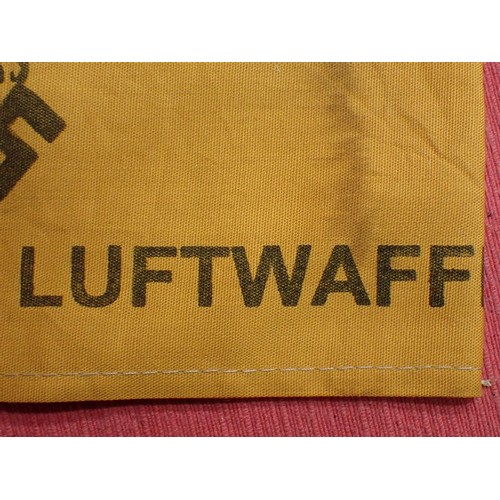 57 - WW2 German Luftwaffe armband

Labourer, or staff armband. Printed detailing. Nice issue marks to the... 
