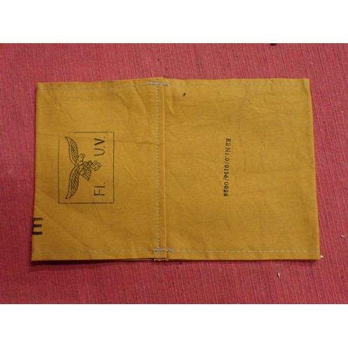57 - WW2 German Luftwaffe armband

Labourer, or staff armband. Printed detailing. Nice issue marks to the... 