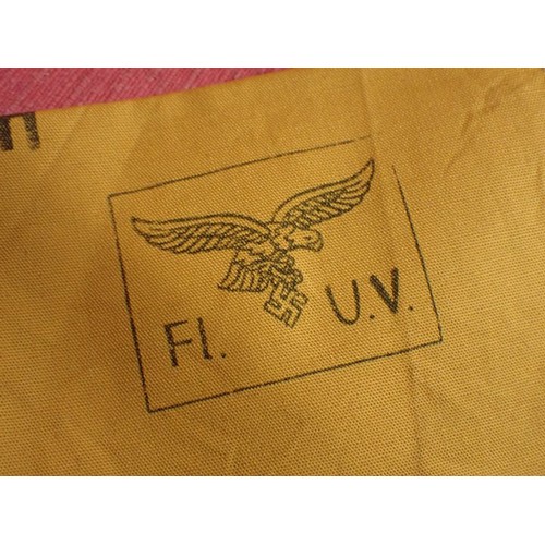 57 - WW2 German Luftwaffe armband

Labourer, or staff armband. Printed detailing. Nice issue marks to the... 