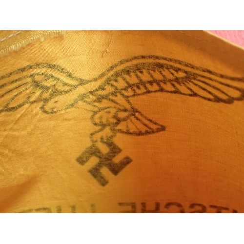 57 - WW2 German Luftwaffe armband

Labourer, or staff armband. Printed detailing. Nice issue marks to the... 