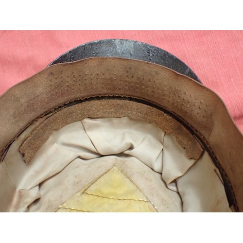 308 - WW2 German Waffen-SS infantry visor cap

Waffen-SS infantryman's visor cap by Erel. No moth nips to ... 
