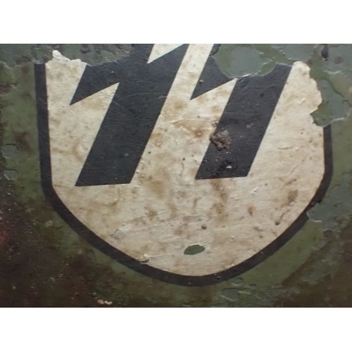 309 - WW2 Italian Waffen-SS volunteers steel helmet

Italian M33 steel helmet with a single Waffen-SS deca... 