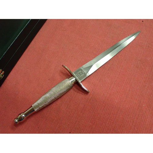 310 - Cased Wilkinson Sword made Fairbairn-Sykes knife

Finely made 1st Pattern F/S knife by Wilkinson. 17... 