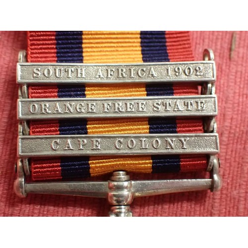 319 - Boer-War Q.S.A. with 1914 Star trio, Royal Engineers

All four named to 9314 SPR W. CAVILL. R.E. Som... 