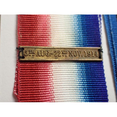 321 - WW1 1914 Star with bar medal trio, East Lancashire Regt.

Old Contemptible trio to 9508 PTE. T. NUTT... 