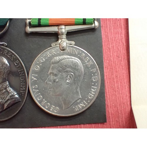 322 - WW1/WW2 Group of 5 medals, Royal Artillery

14/15 Star trio to , 1121 DVR.L. DESOMBRE R.F.A. Territo... 