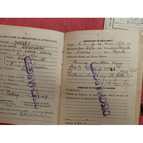 322 - WW1/WW2 Group of 5 medals, Royal Artillery

14/15 Star trio to , 1121 DVR.L. DESOMBRE R.F.A. Territo... 