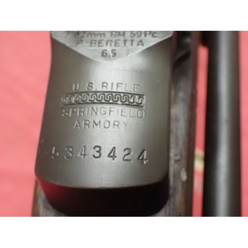 407 - Deactivated U.S.M.14 rifle, Beretta conversion.

M.14 rifle made at the Springfield Armory. Updated ... 