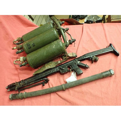 409 - Deactivated Polish Army flamethrower

PLO-50 Cold War period Polish flamethrower. Backpack of three ... 