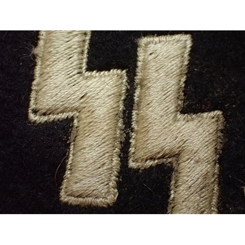WW2 German Waffen-SS Deutschland runic collar tab Worn and lightly ...