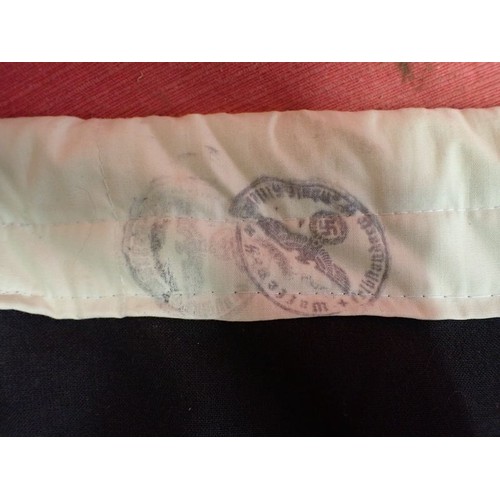 29 - German display / reenactment SS battle flag

Well made double sided flag. The runes made from two se... 