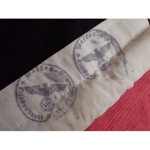 29 - German display / reenactment SS battle flag

Well made double sided flag. The runes made from two se... 