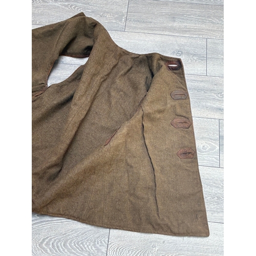 46 - WW2 British Army Lether Jerkin Jacket Dated 1942

some wear scuffing as usual with these functional ... 
