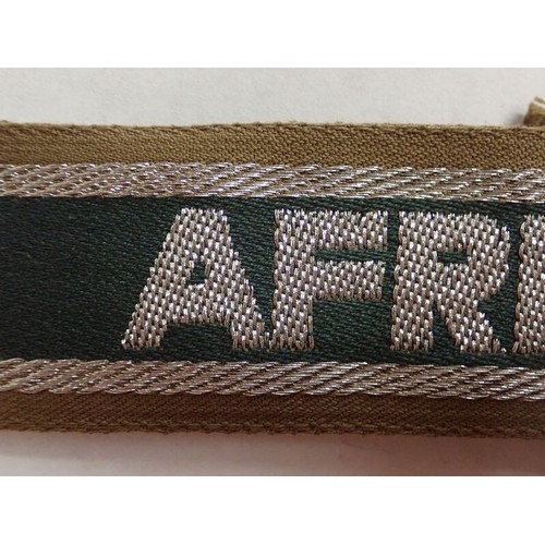 55 - WW2 German Afrika Korps Tunic Cuff Title 

Good Overall condition - mint unissued example