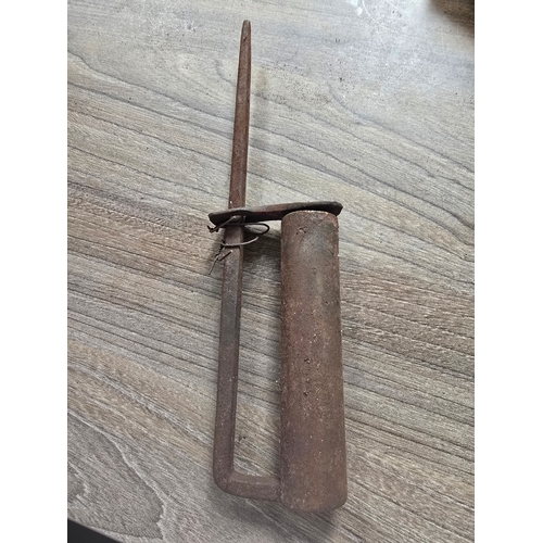 58 - Group of 5 Victorian Indian Locks , no keys