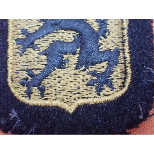 1 - WW2 Waffen-SS Flandern sleeve patch

Woven patch. Tunic removed with some edge fraying. 59 mm tall.